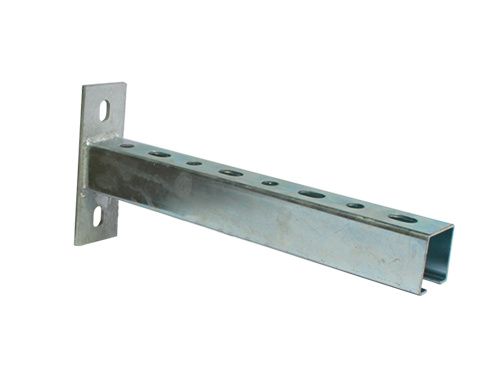 Cantilever brackets, white color zinc-plated